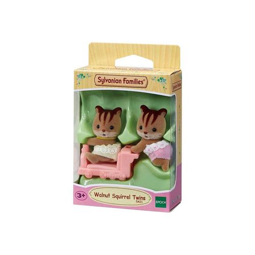 Sylvanian Walnut Squirrel Twins (New) slika 1