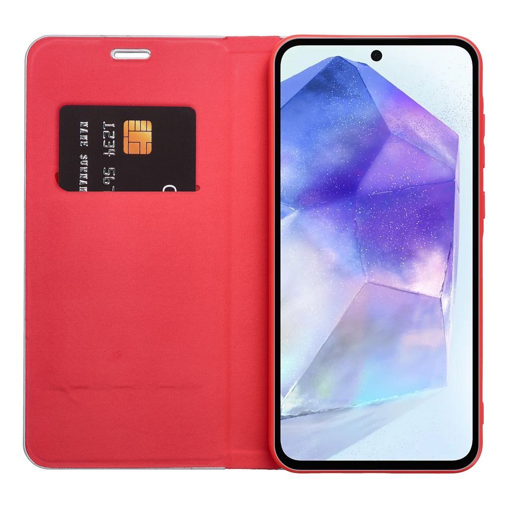 LUNA Book Carbon futrola za SAMSUNG GALAXY A57 5G crvena slika 3