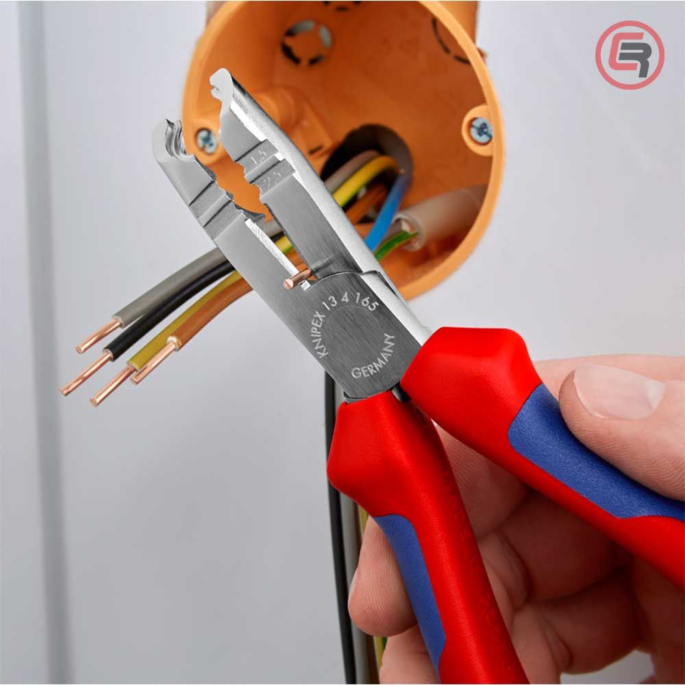 Knipex Kliješta Za Skidanje Izolacije 165 mm Sa Sječicama - 13 45 165 slika 7