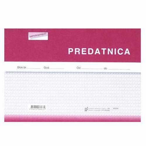 I-25/NCR PREDATNICA; Blok 4 x 25 listova, 21 x 14,8 cm slika 2