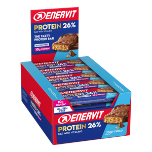 Enervit Sport čokoladice Protein Bar 26% coco-choco bez glutena 40g, 25 komada 