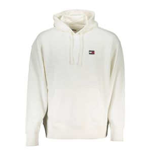 TOMMY HILFIGER MEN'S WHITE ZIPLESS SWEATSHIRT