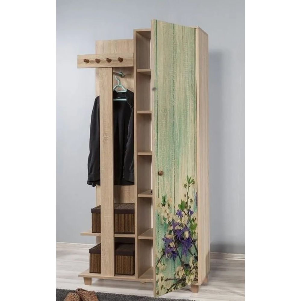 Hall Stand Garmanto 90 - 727 u boji sonoma hrasta slika 3
