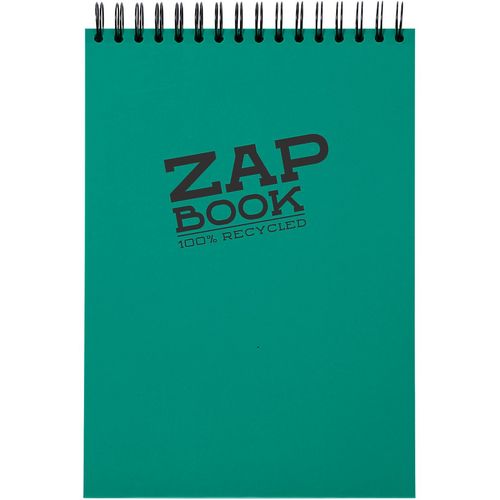 Clairefontaine Zap book A6 80gr 160L, mix boja, bjanko, 100% reciklirani papir slika 4