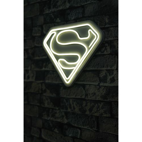 Wallity Ukrasna plastična LED rasvjeta, Superman - White slika 1