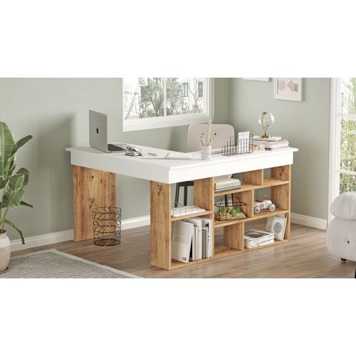 Hanah Home CT5 - AW Atlantic Pine
White Study Desk slika 5