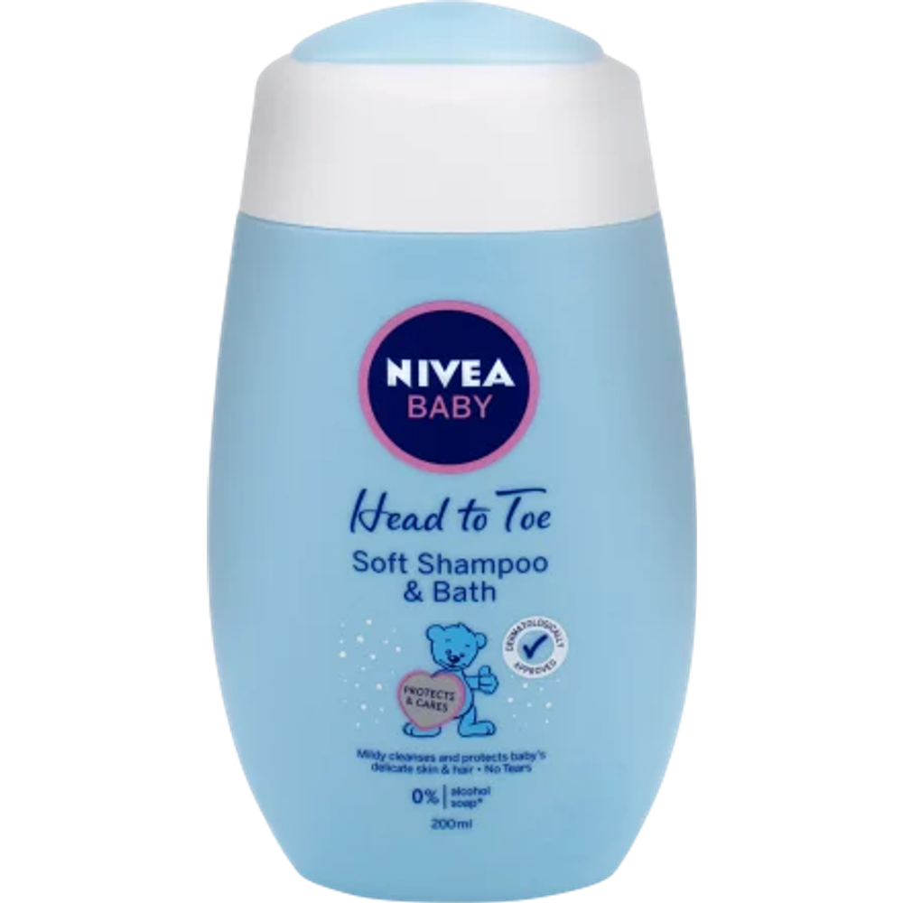Nivea šampon i kupka Soft 200ml slika 1