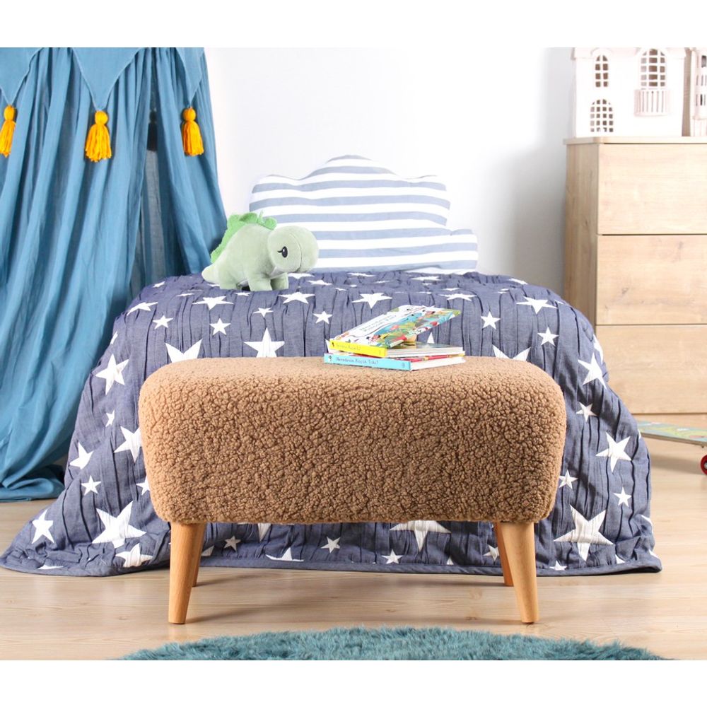 Moouv 3333 - Pouffe u boji braon slika 2