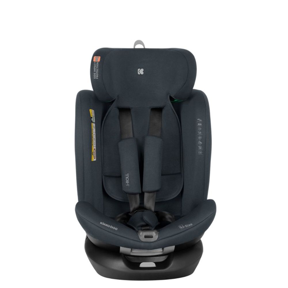 Kikka Boo Autosjedalica I-Roll 40-150cm i-Size Isofix, Dark Grey slika 3