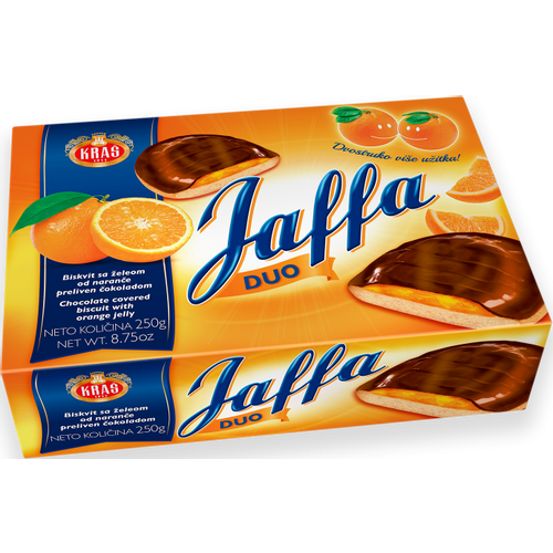 Kraš Jaffa Duo 250g keksi slika 1