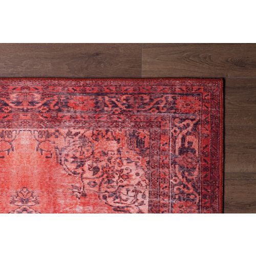 Conceptum Hypnose  Blues Chenille - Red AL 131  Multicolor Hall Carpet (75 x 230) slika 2