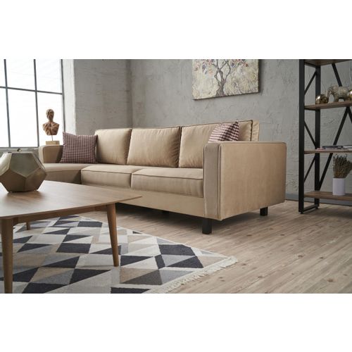 Atelier Del Sofa Kutna garnitura, Krem, Kale Velvet Left - Cream slika 4