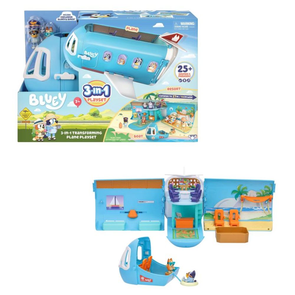 ME17670 BLUEY S11 3-IN-1 AVION SET ZA IGRU slika 1