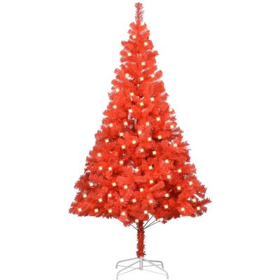 Ovo crveno umjetno božićno drvce predstavlja upečatljivo središte vaših božićnih ukrasa, stvarajući jedinstven božićni ugođaj! Ovo božićno drvce, napravljeno od PVC materijala, vrlo je realističnog oblika i izgleda. Čelične noge doprinose njegovoj...