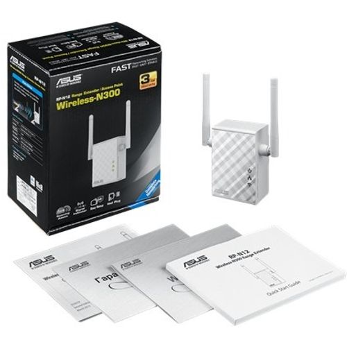 Asus ekstender dometa RP-N12 Wi-Fi N300 300Mbps 2 externe antene slika 1