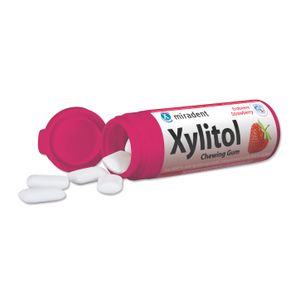 Miradent Xylitol Chewing gum Strawberry for KIDS