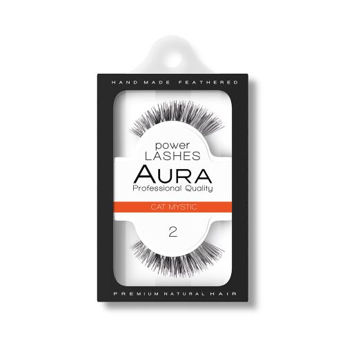 AURA Power Lashes veštačke trepavice 02 Cat Mystic slika 1