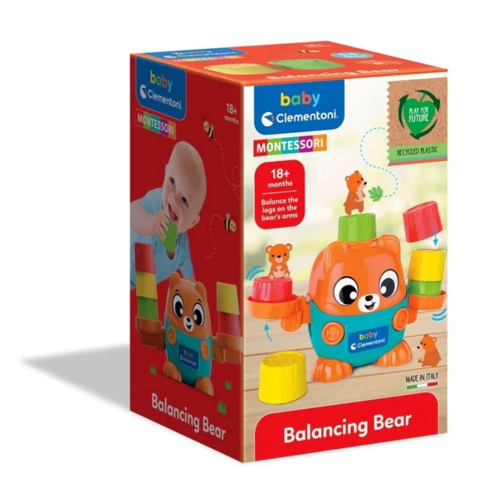 Clementoni CL17493 Montessori igračka za balansiranje - Medo slika 1