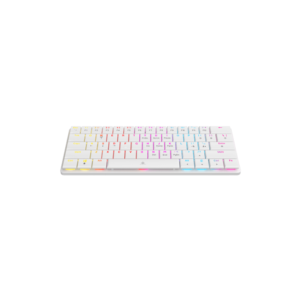 WHITE SHARK Tastatura GK-006221 NAGAMAKI / Bijela, Mehanička, US-Plavi prekidači slika 1