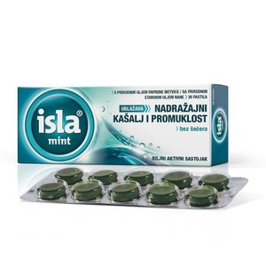 ISLA MINT PASTILE A30 - Pastile za Grlo s Ekstraktom Islandskog Lišaja