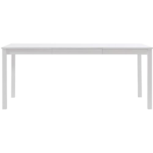 Blagavaonski stol bijeli 180 x 90 x 73 cm od borovine slika 25