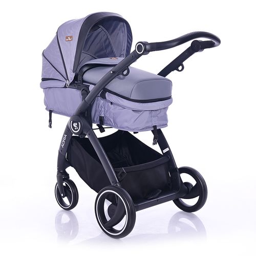 LORELLI ADRIA Kolica Grey 2u1 SET: Košara + Putna Torba + Zimska Navlaka (do 15 kg) slika 2