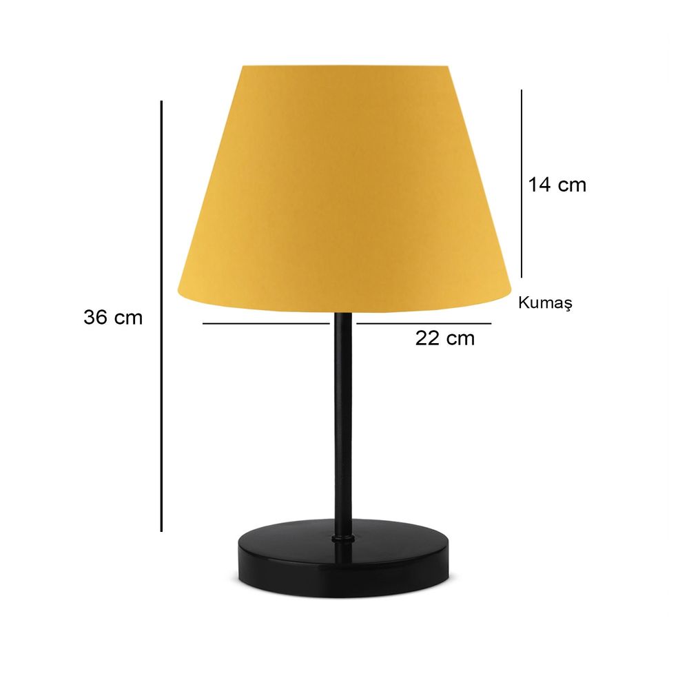 AYD-3157 Svjetiljka za stol u boji senfa slika 3