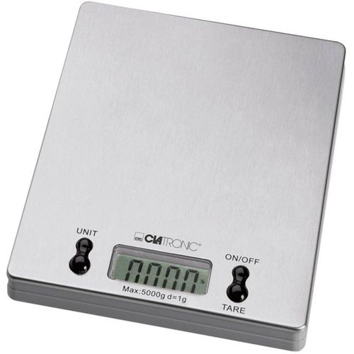 Clatronic KW 3367 kuhinjska vaga digitalna Opseg mjerenja (kg)=5 kg plemeniti čelik slika 1