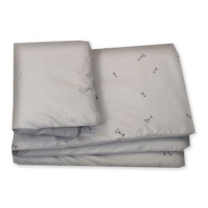 Amy posteljina set 2 elem. Pure Grey (za krevetić 120x60 cm)