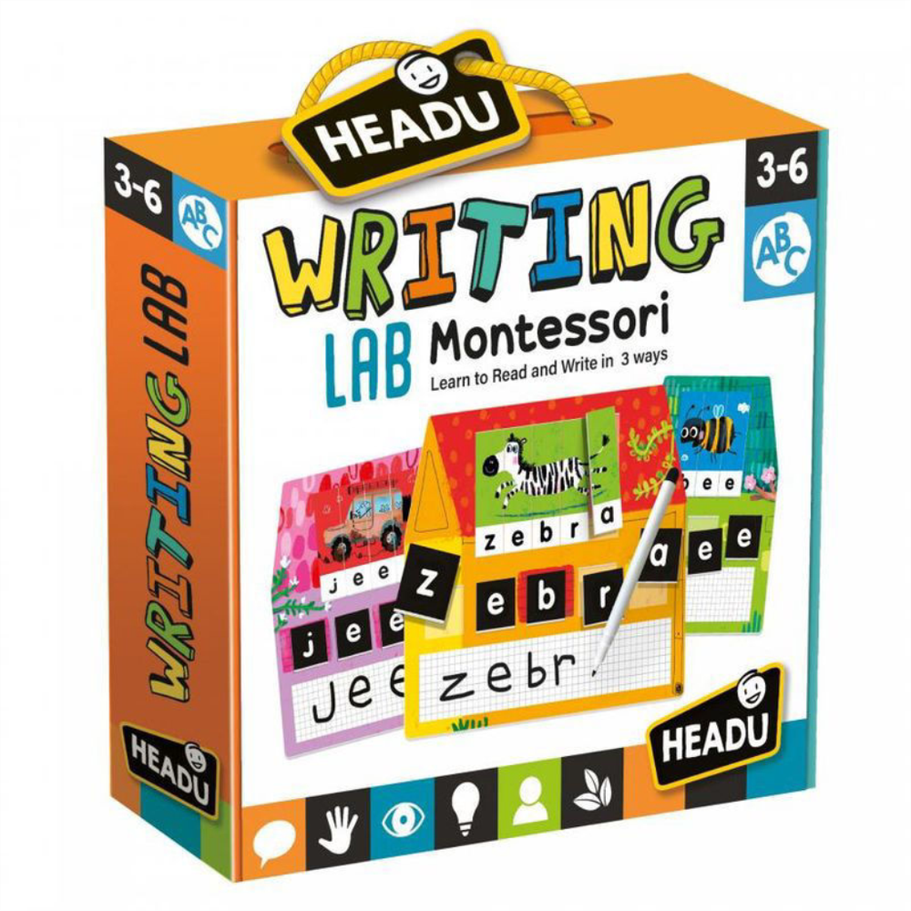 Headu Edukativna igra Montessori Writing Lab 26968 - Laboratorija za pisanje slika 1