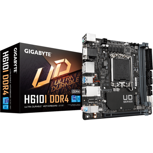 Gigabyte MB H610I DDR4LGA 1700; PCIe 4.0; Intel H6104xDDR4,VGA,HDMI,2xDP, mini ITX slika 1