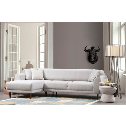 Atelier Del Sofa Kutna garnitura na razvlačenje, Bež, Image Corner Left ( Chl-3R ) - Beige slika 1