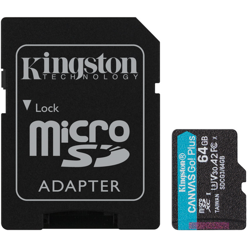 Kingston 64GB Canvas Go Plus, micSDHC slika 1