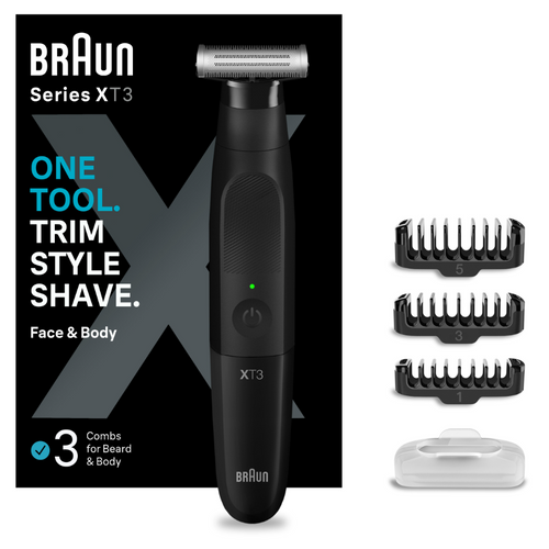 Braun XT3100 Trimer za lice sa 4D-fleks oštricom i 3 nastavka  slika 8