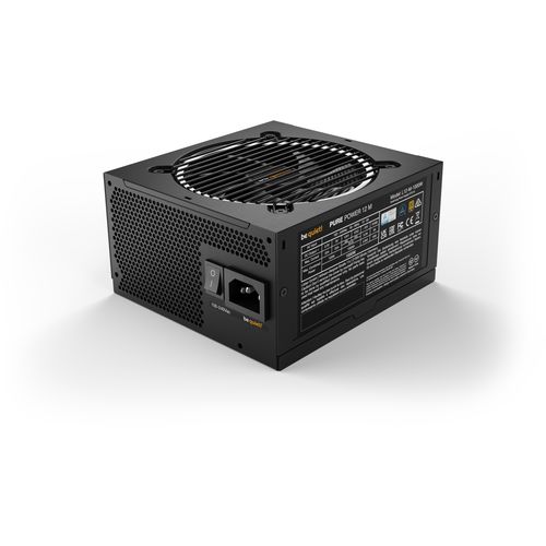 be quiet! BN345 PURE POWER 12 M 1000W, 80 PLUS Gold efficiency (up to 93.1%), ATX 3.0 PSU with full support for PCIe 5.0 GPUs and GPUs with 6+2 pin connectors, Exceptionally silent 120mm be quiet! fan slika 2