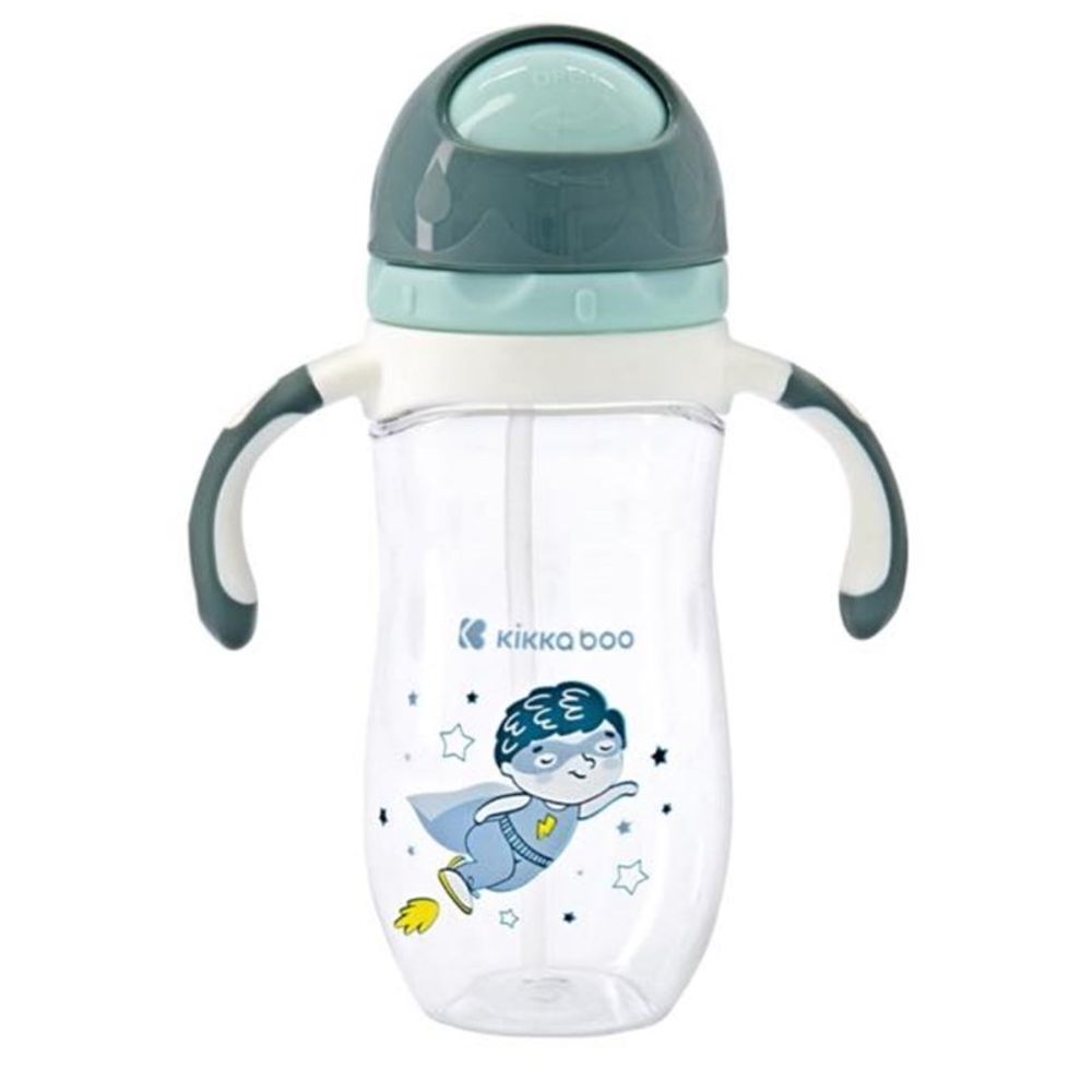 Kikka Boo Tritan Flašica sa slamkom Superboy 300ml slika 1