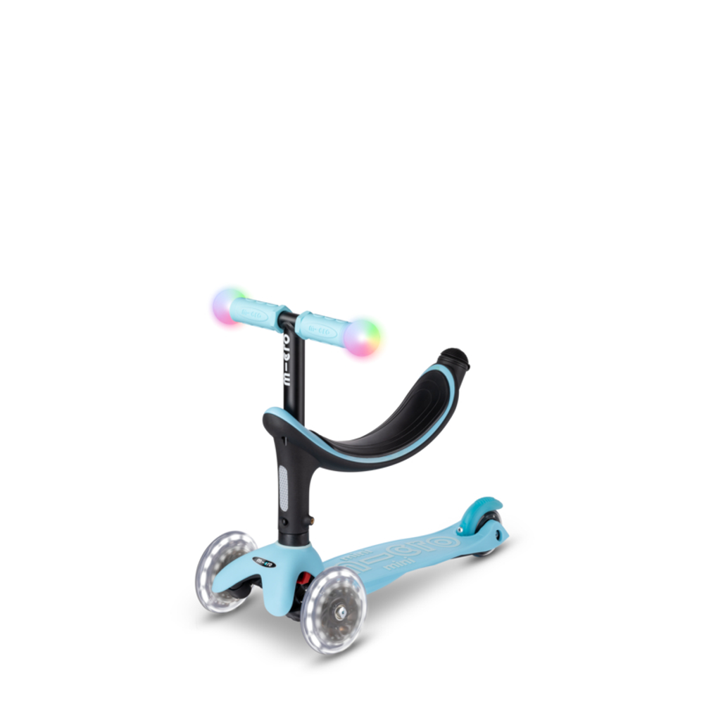 Micro Romobil Mini2Grow Deluxe Magic LED, Plavi slika 2