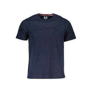 GIAN MARCO VENTURI MEN'S SHORT SLEEVED T-SHIRT BLUE