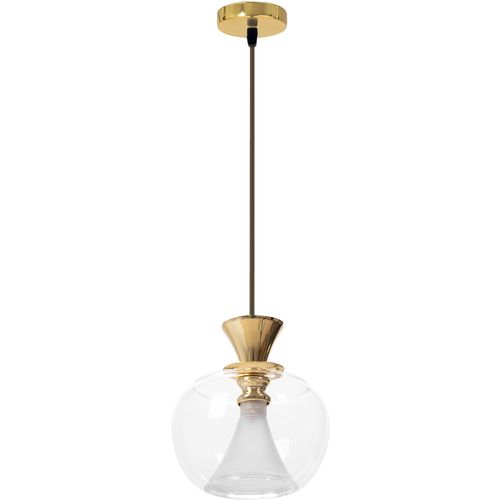 TOOLIGHT Stropna svjetiljka Viseća staklena kugla zlatna APP902-1CP slika 3