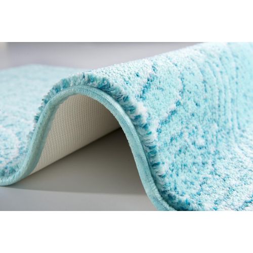 Lumber - Turquoise (50 x 57) Turquoise Bathmat slika 2