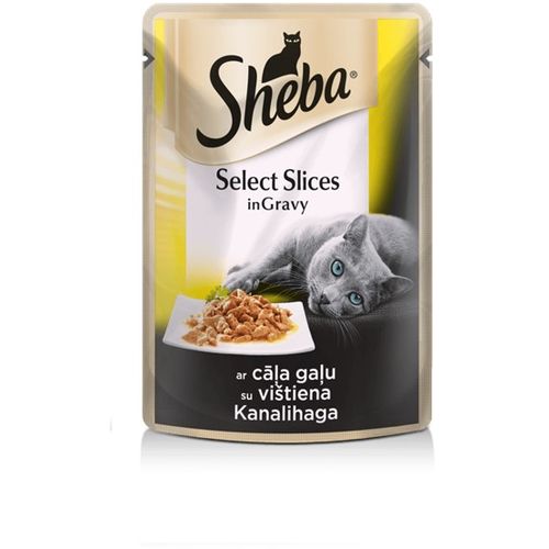 SHEBA Select Slices, piletina u umaku, 85 g slika 1