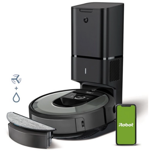 iRobot Roomba i8+(i8578) Robot usisivač i brisač, Tamno siva slika 1