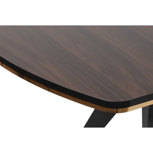 İkon - 1003 Brown 
Black
Gold  Dining Table slika 3