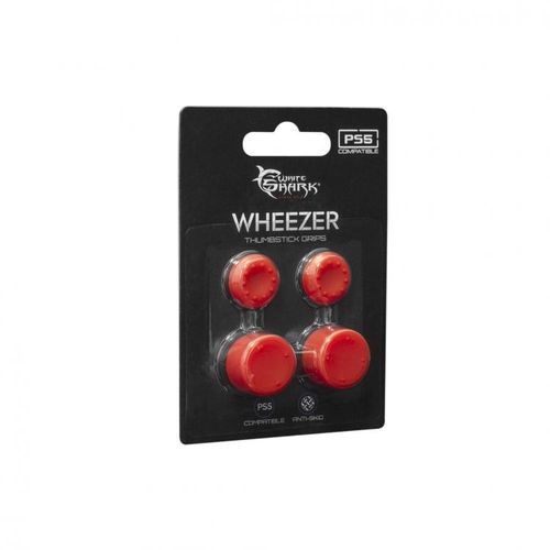 White Shark PS5 SILICONE THUMBSTICK PS5-817 WHEEZER Red slika 1