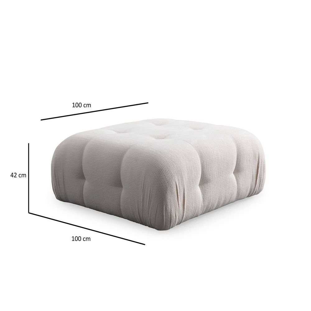 Amaris Pouffe - Bijeli Tufet slika 2