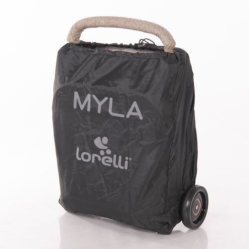 LORELLI MYLA Kišobran kolica s Torbom za Transport Black Marble (0mj+/do 15kg/96cm) slika 17