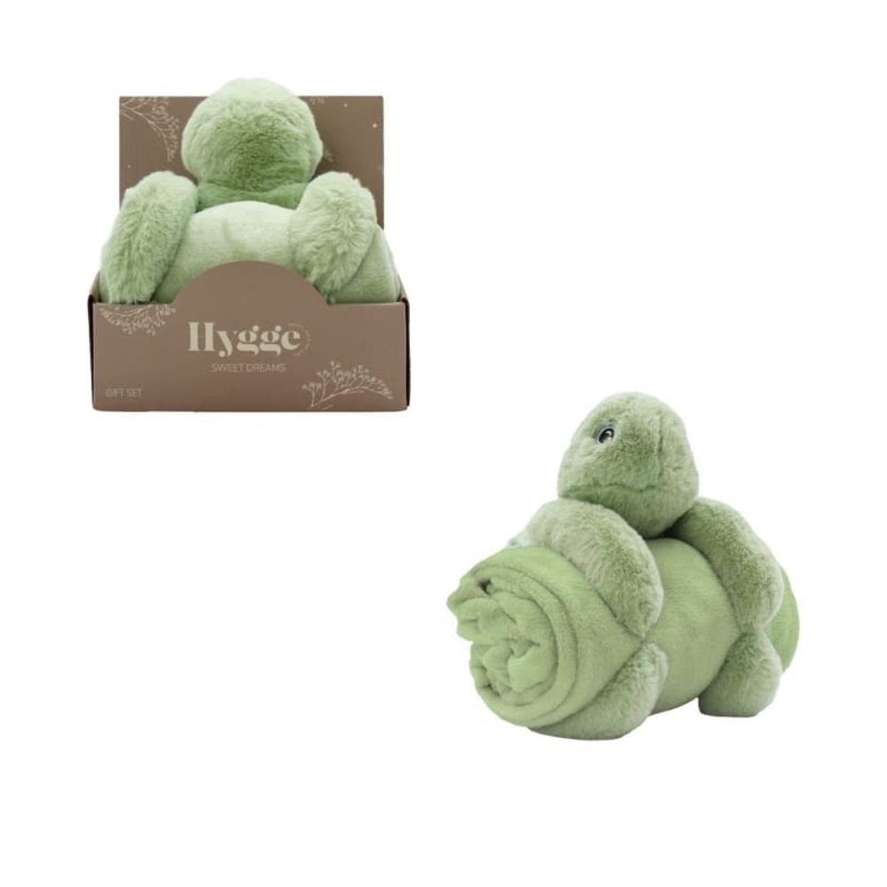 Hygge Sweet Dreams HY31426 Plišana igračka sa dekicom Turtle slika 1