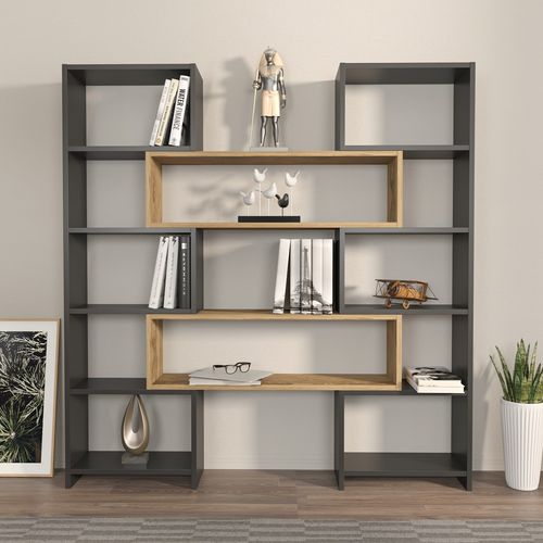 Poyraz - Black Black
Oak Bookshelf slika 1