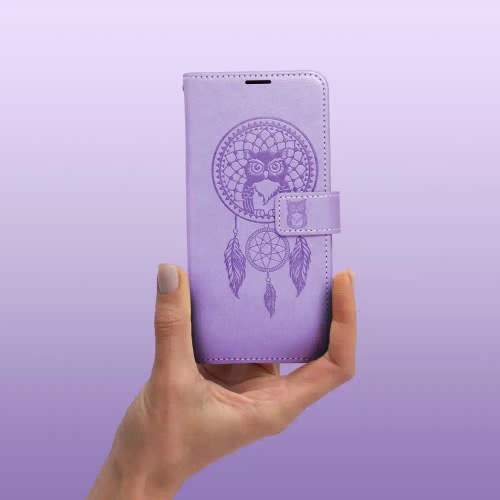 MEZZO Book case preklopna torbica za XIAOMI Redmi Note 12S dream catcher ljubičasta slika 6