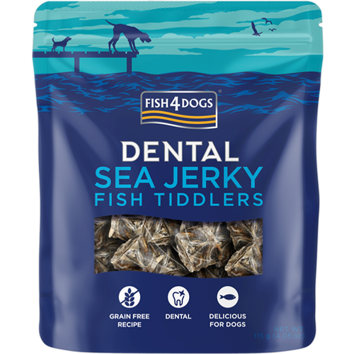 Fish4Dogs  Dental Sea Jerky Tiddlers 115 g slika 1